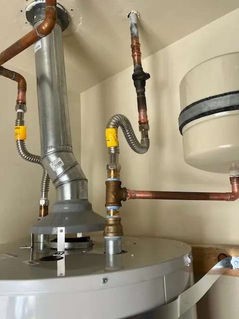 Water heater installation and plumbing repair in East Windsor